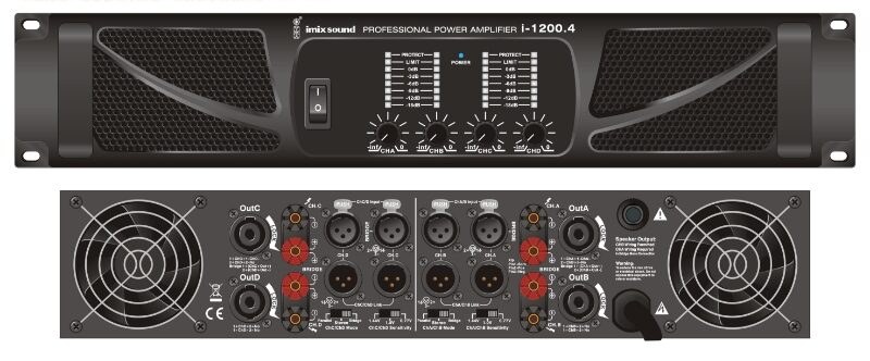 Imix - IMI1200.4 4-Channel Power Amplifier — view 1