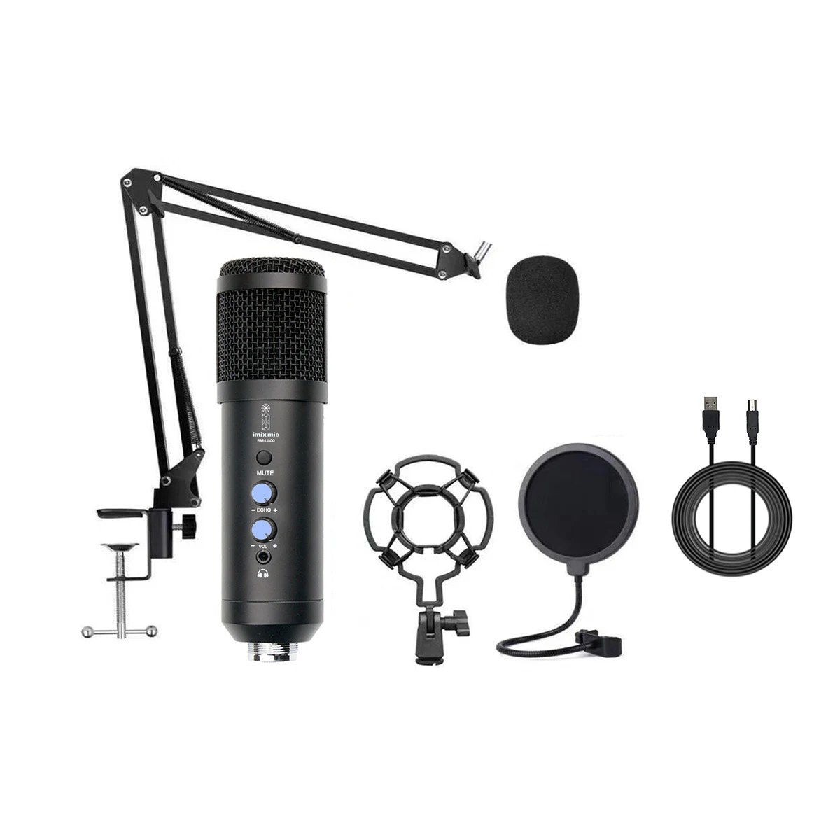 Imix - BM-U800 USB Condenser Microphone Set