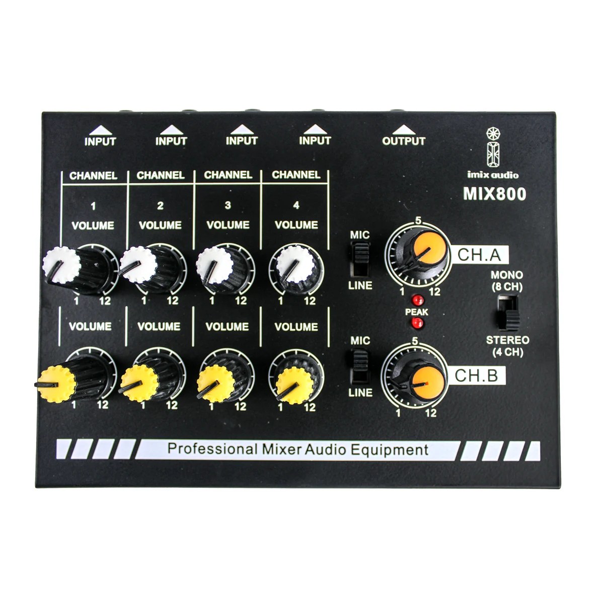 Imix - MIX800 8-Channel Analogue Line Mixer — view 1