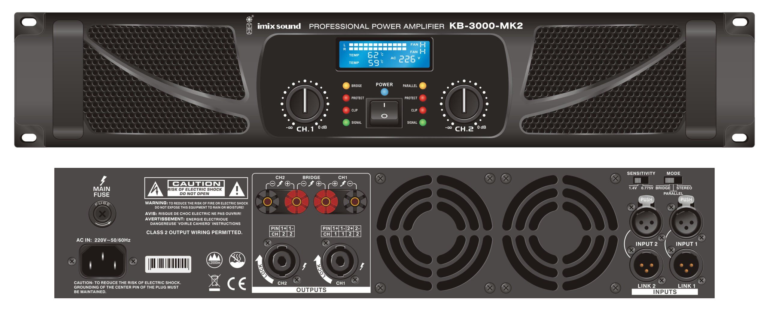 Imix - KB-3000-MK3 Power Amplifier — view 1