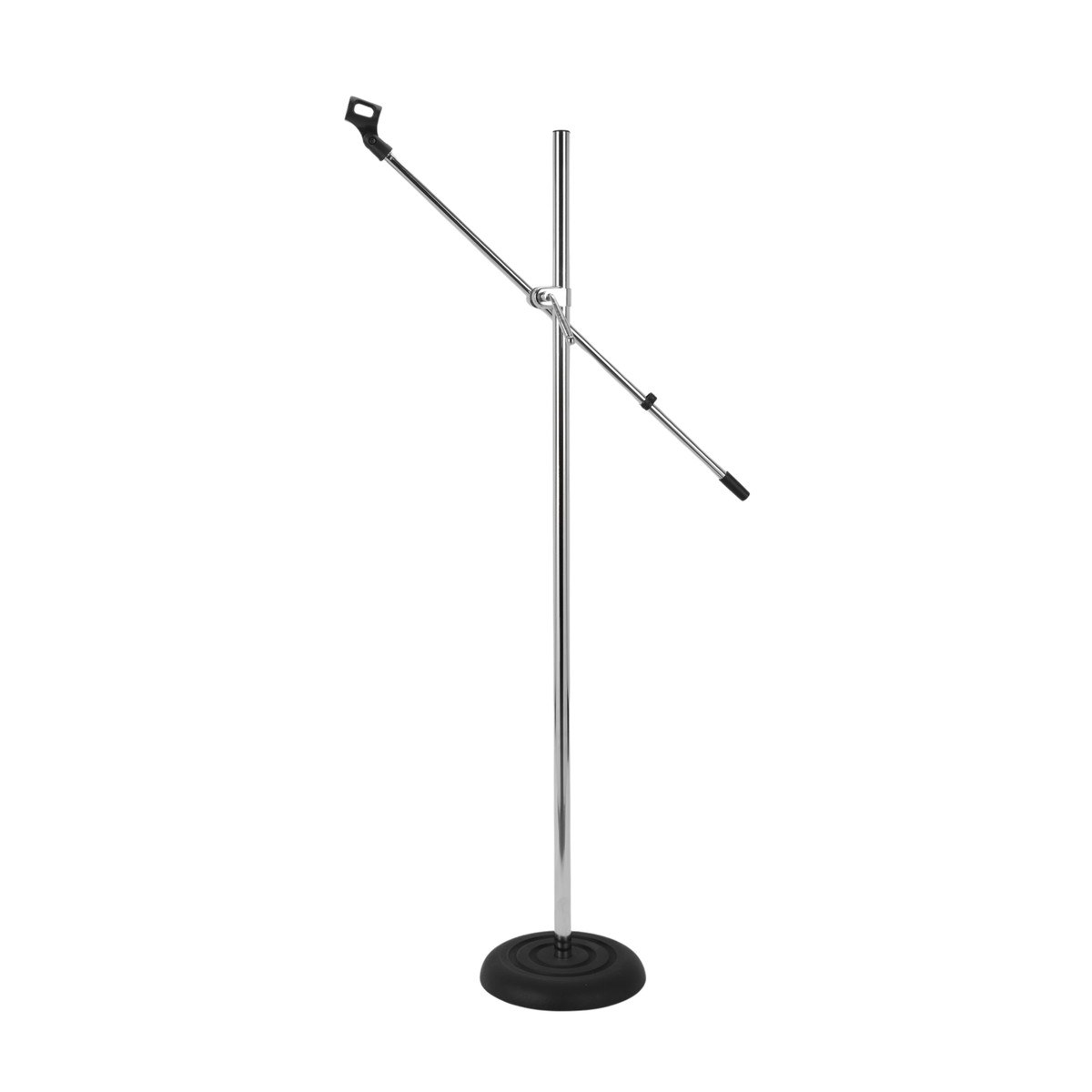 Imix - Boom Arm Round Base Mic Stand (Silver)