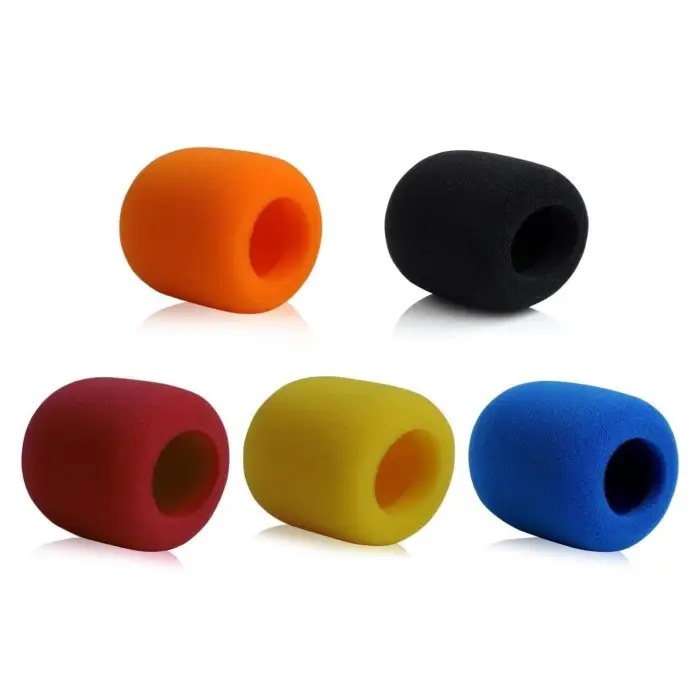 Imix - 5 Piece Colourful Handheld Mic Covers — view 1
