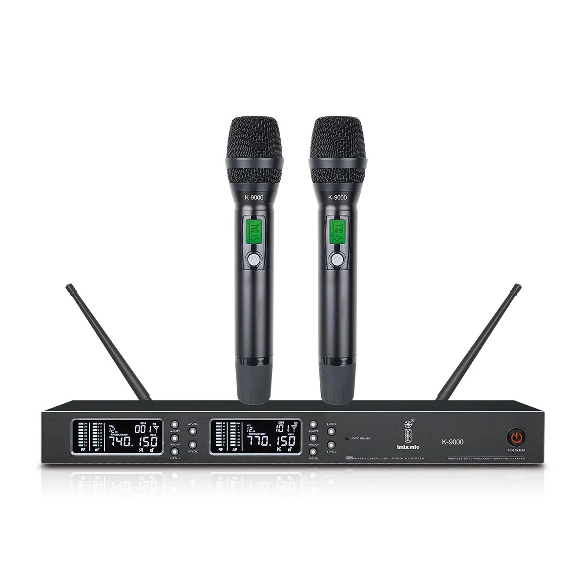 Imix - IMK9000 UHF Adjustable Frequency Wireless Microphone — view 1