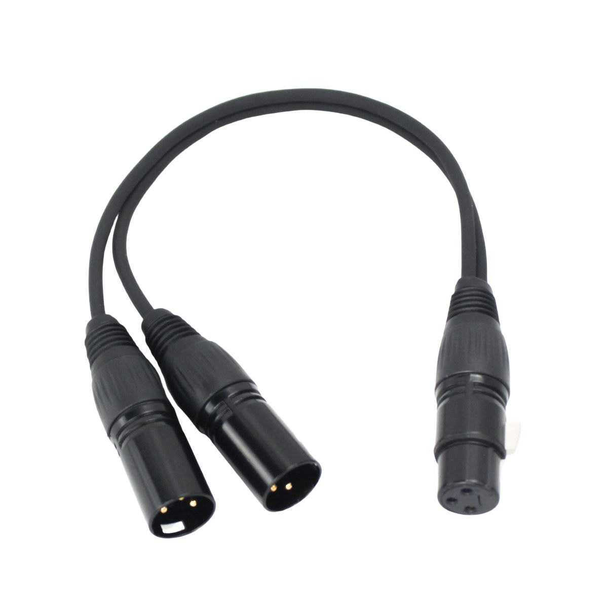 Pure Link - PLK-XLRF-2XLRM Y Cable XLR Female to 2x XLR Male (30cm)