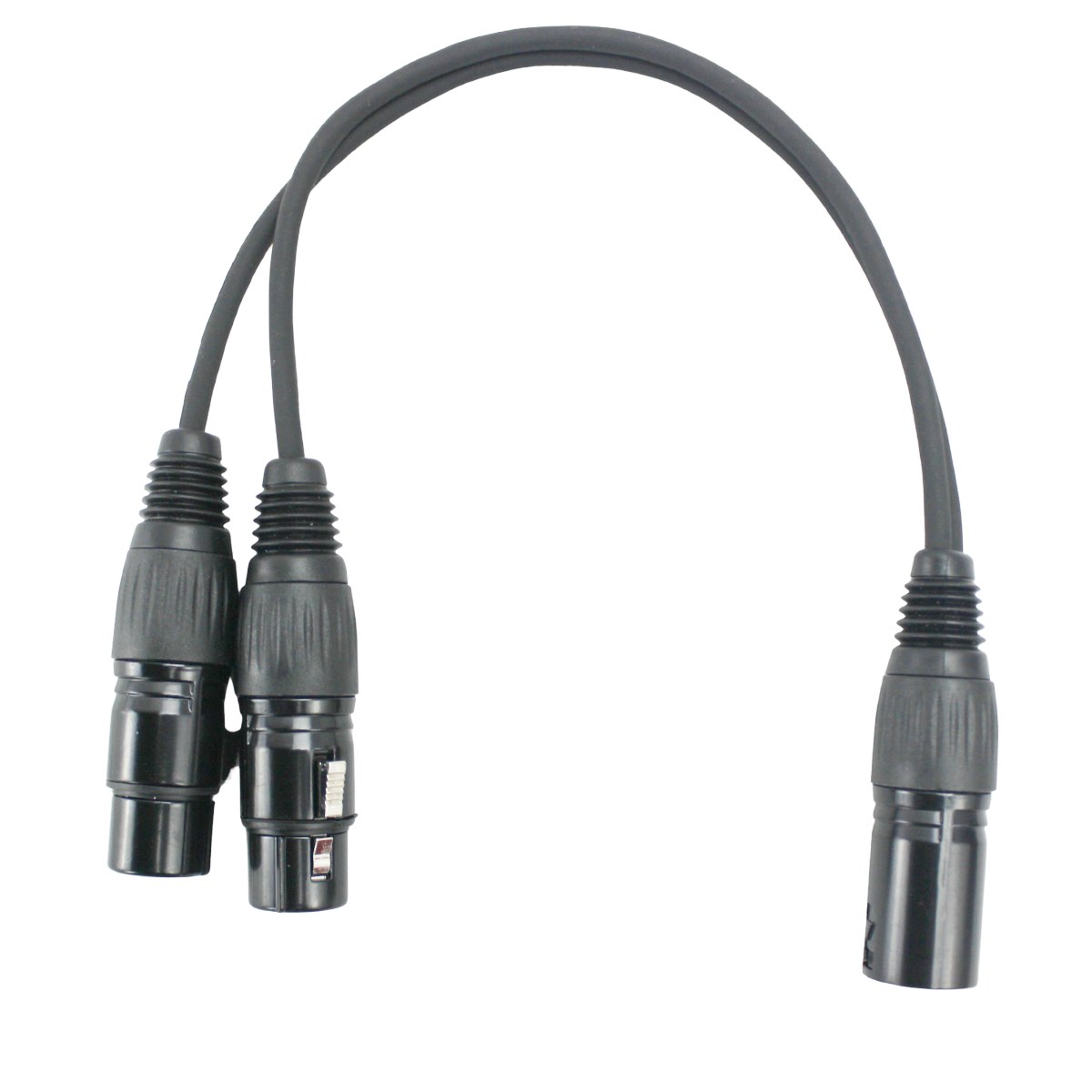 Pure Link - PLK-XLRM-2XLRF Y Cable XLR Male to 2x XLR Female (30cm)
