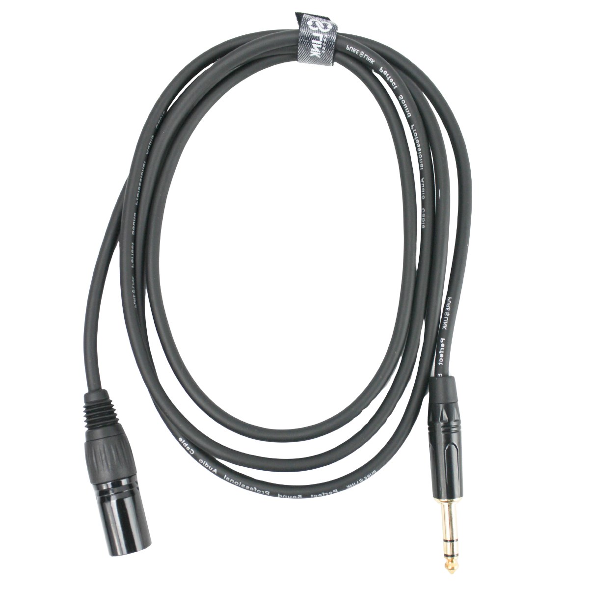 Pure Link - PLK-XLRM-JACK XLR Male to Stereo Jack Cable (1.8m)