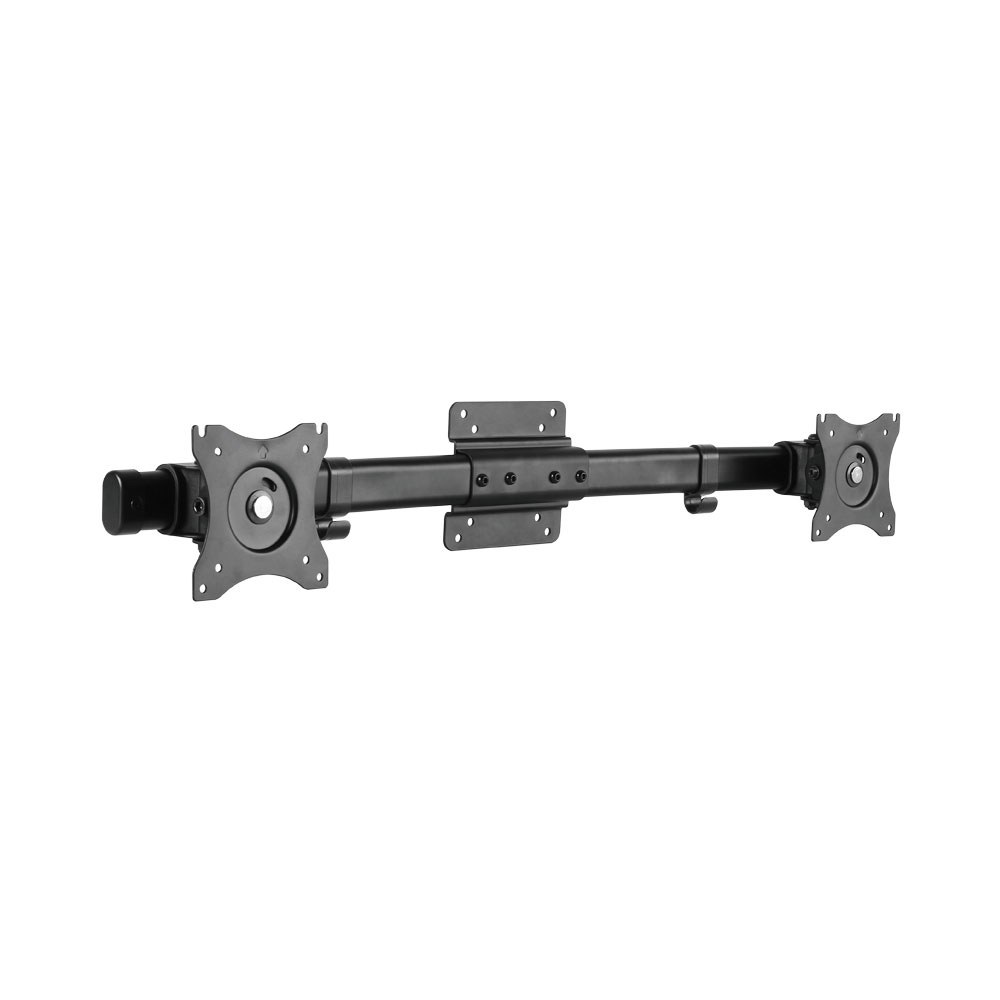 BRACKET – STEEL DUAL SCREEN ADAPTER FOR MONITOR ARM – For the Extension from Single to Dual Displays