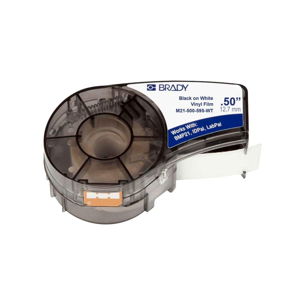 BRADY M21 12.7MM X 6.4M VINYL LABEL TAPE