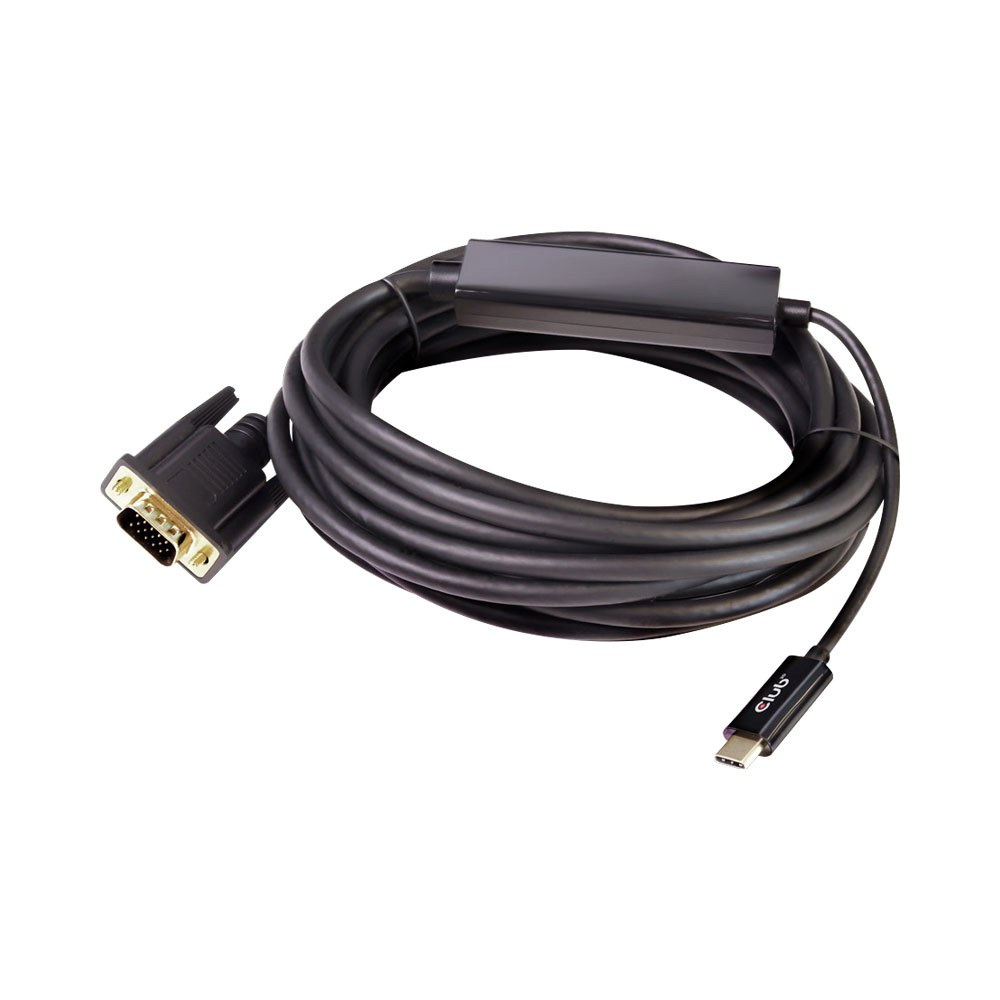 Club3D - CAC-1512 5m USB-C to VGA Active Cable