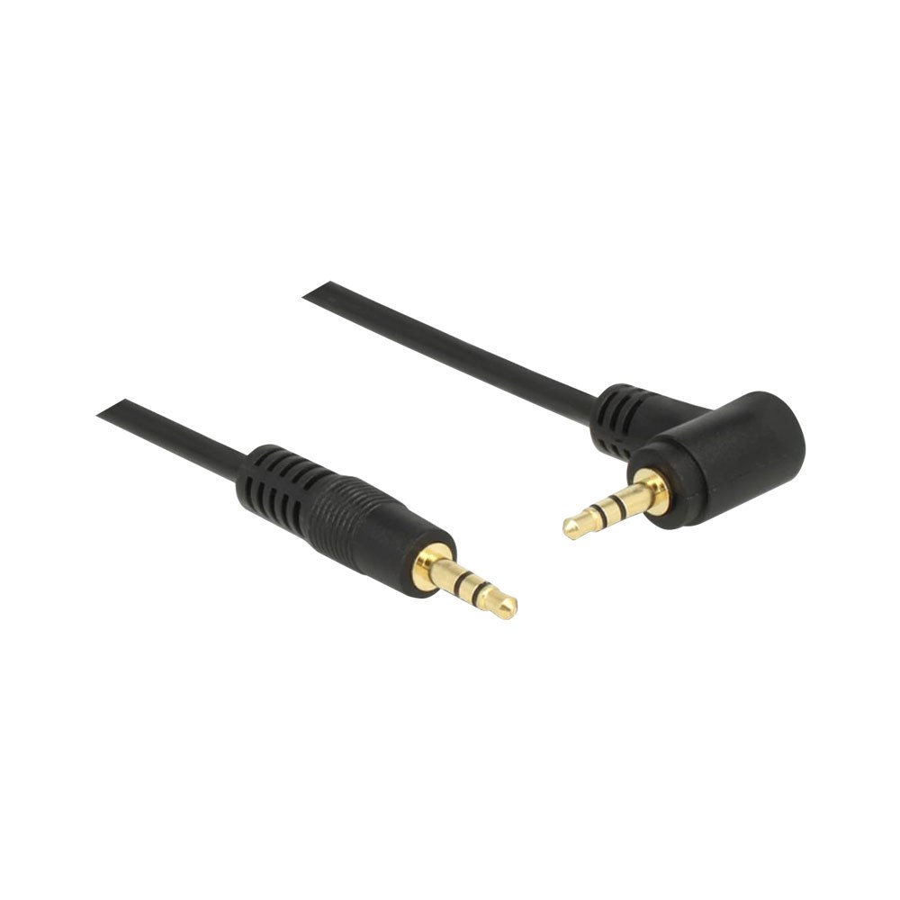 Delock - 3.5mm Stereo Jack Cable, Straight to Angled, 2m (83756)