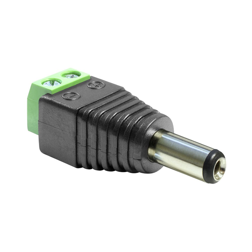 Delock - DC 5.5×2.5mm Male to 2-Pin Terminal Block Adapter (65487)