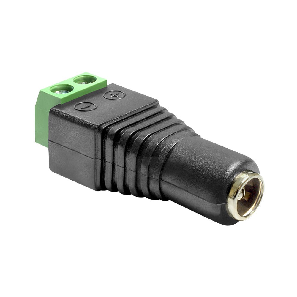 Delock - DC 5.5×2.5mm Female to 2-Pin Terminal Block Adapter (65485)
