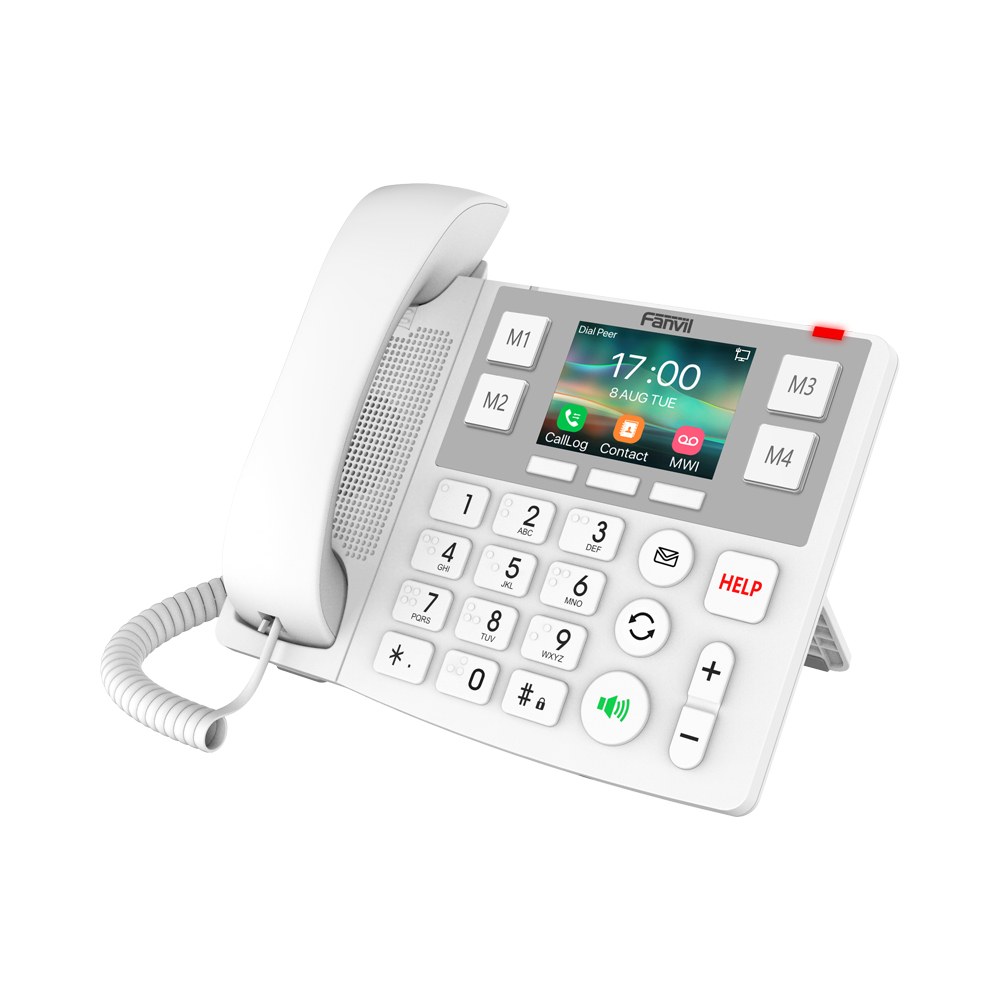 Fanvil - X305 Accessibility IP Phone with 3.5-inch Colour Screen and Braille Digit Keys