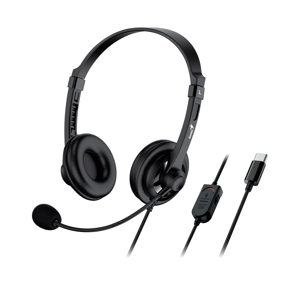 Genius - HS-230U USB Type-C Headset with Microphone