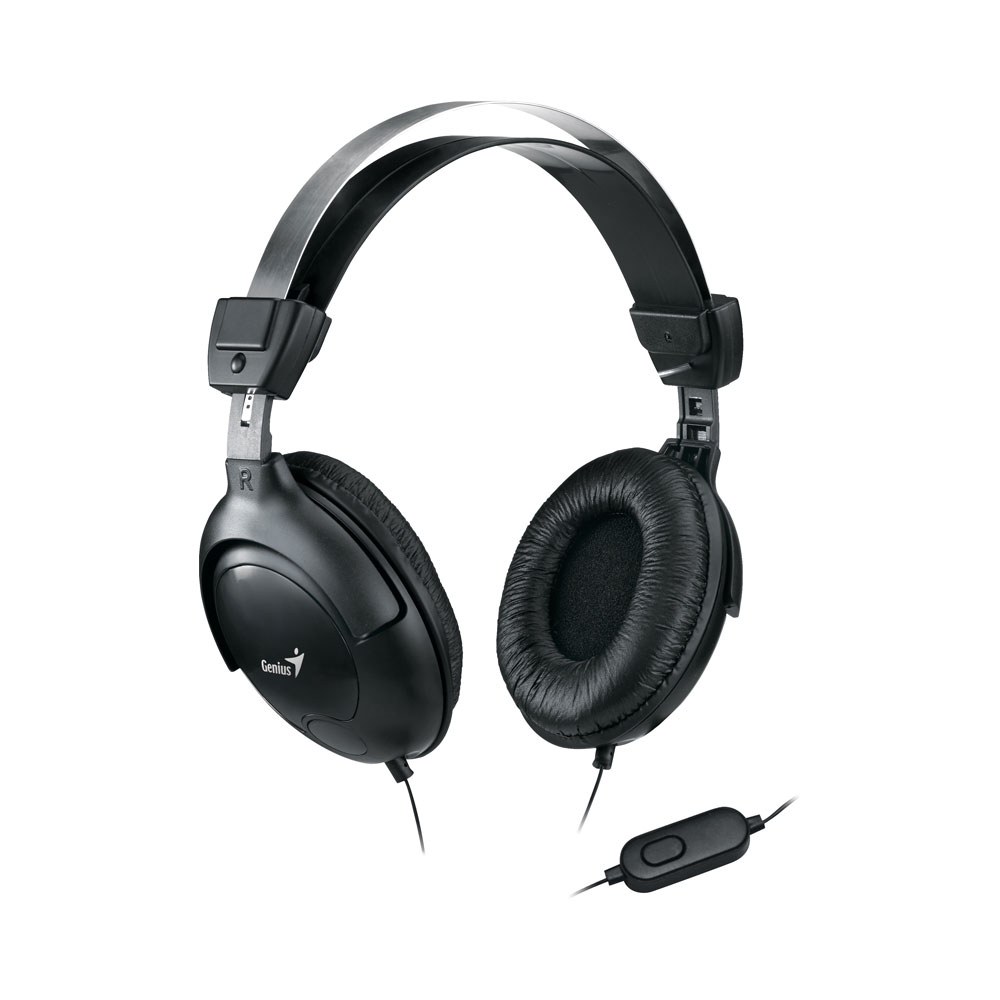 Genius - HS-M505X Stereo Headset with 40mm Drivers and Call Answer Button