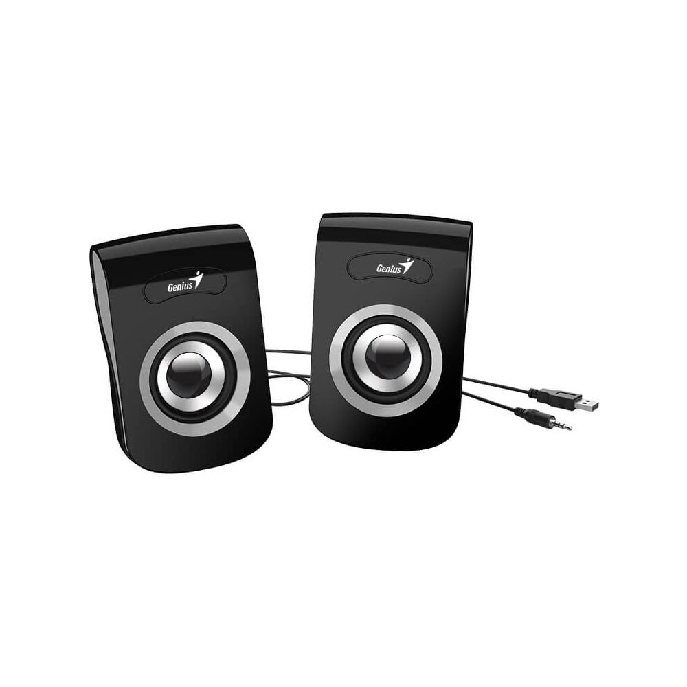 Genius - SP-Q180 6W USB Powered Stereo Desktop Speakers
