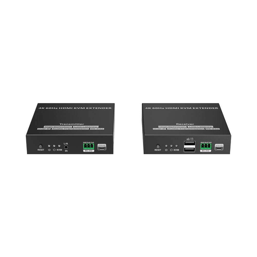 LENKENG LKV582KVM - 120m 4K @60Hz HDMI Over IP KVM Extender