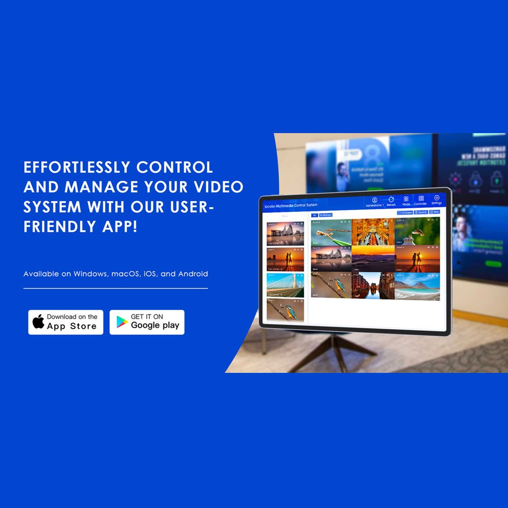 Lenkeng - IMCS-RX-MULTIVIEW 4K @60Hz Hdmi Over 1G Ip Multiview Processor With Poe — view 2