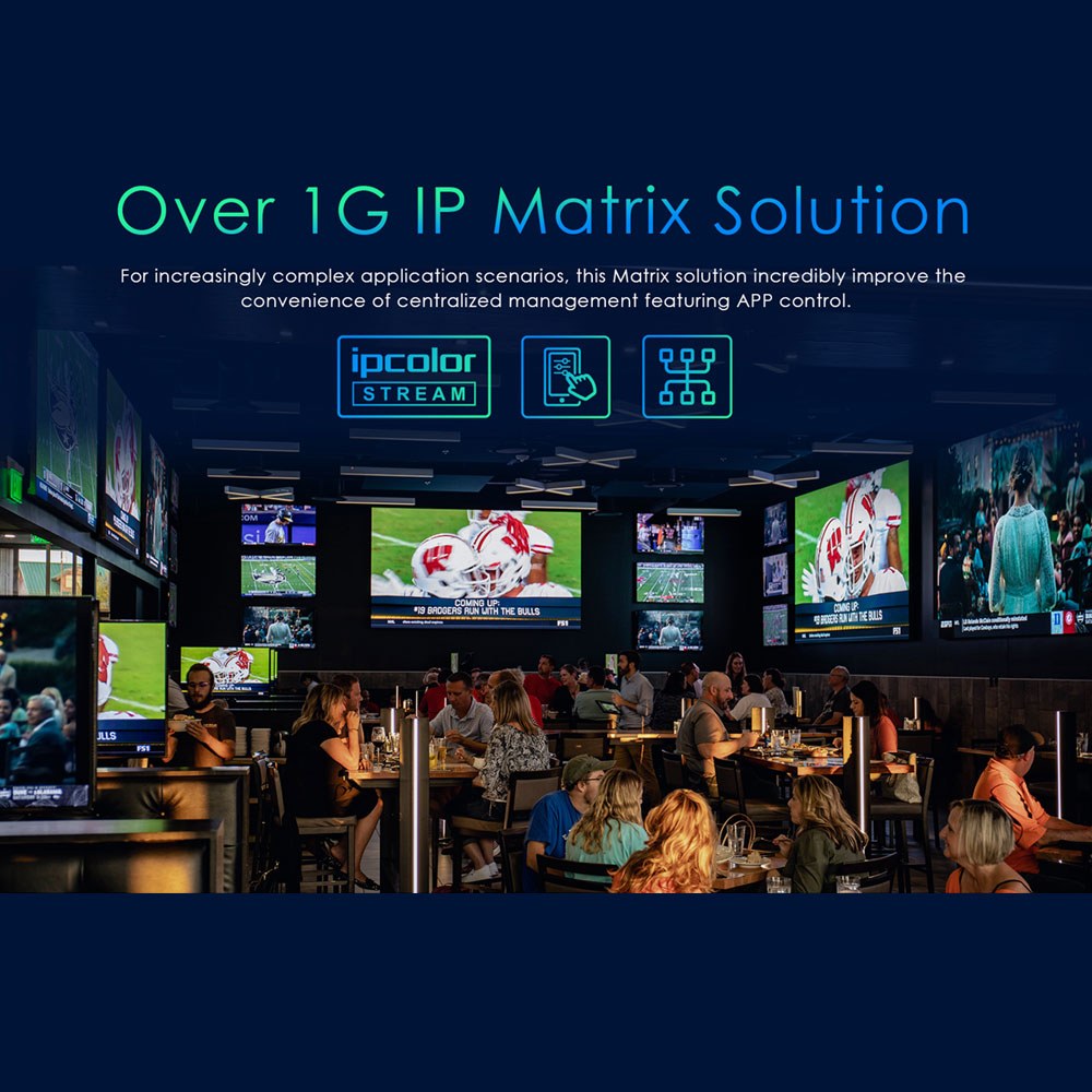 Lenkeng - IMCS-IM02 4K @60Hz Hdmi Extender Matrix With Poe — view 2