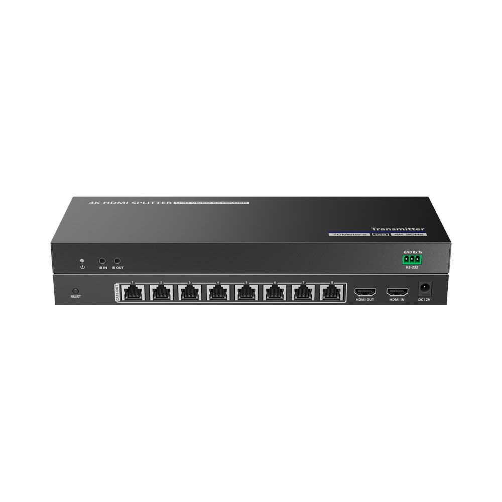 LENKENG 40M 4K 30HZ 1X 2/4/8 HDMI OVER CAT6 EXTENDER SPLITTERS — view 11