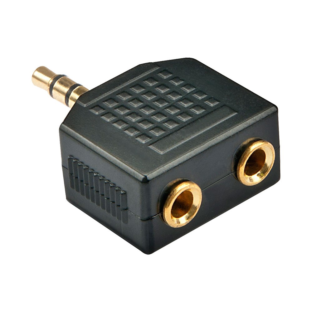 Lindy - ADA-2STEREO-3.5MM-L - 2x stereo female to male adapter