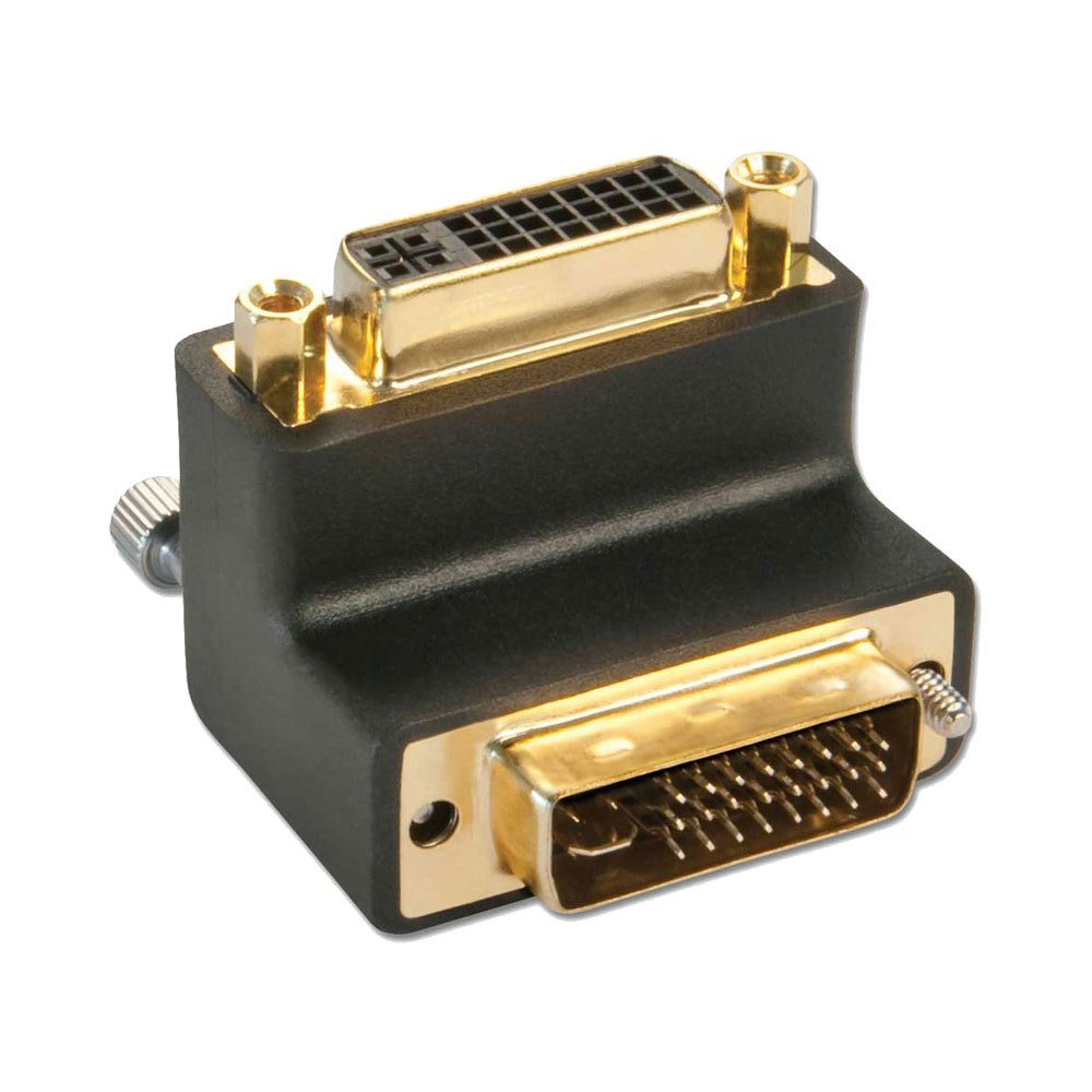 LINDY DVI Male to Female 90 Degree Adapter Up
