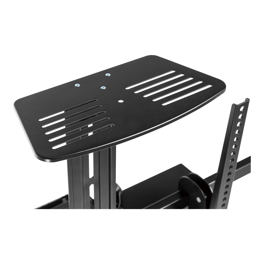 Linkqnet - TTL14-68TW 55-100″ Deluxe Motorised Large Tv Trolley With Tilt, Equipment Shelf And Camera Mount — view 3