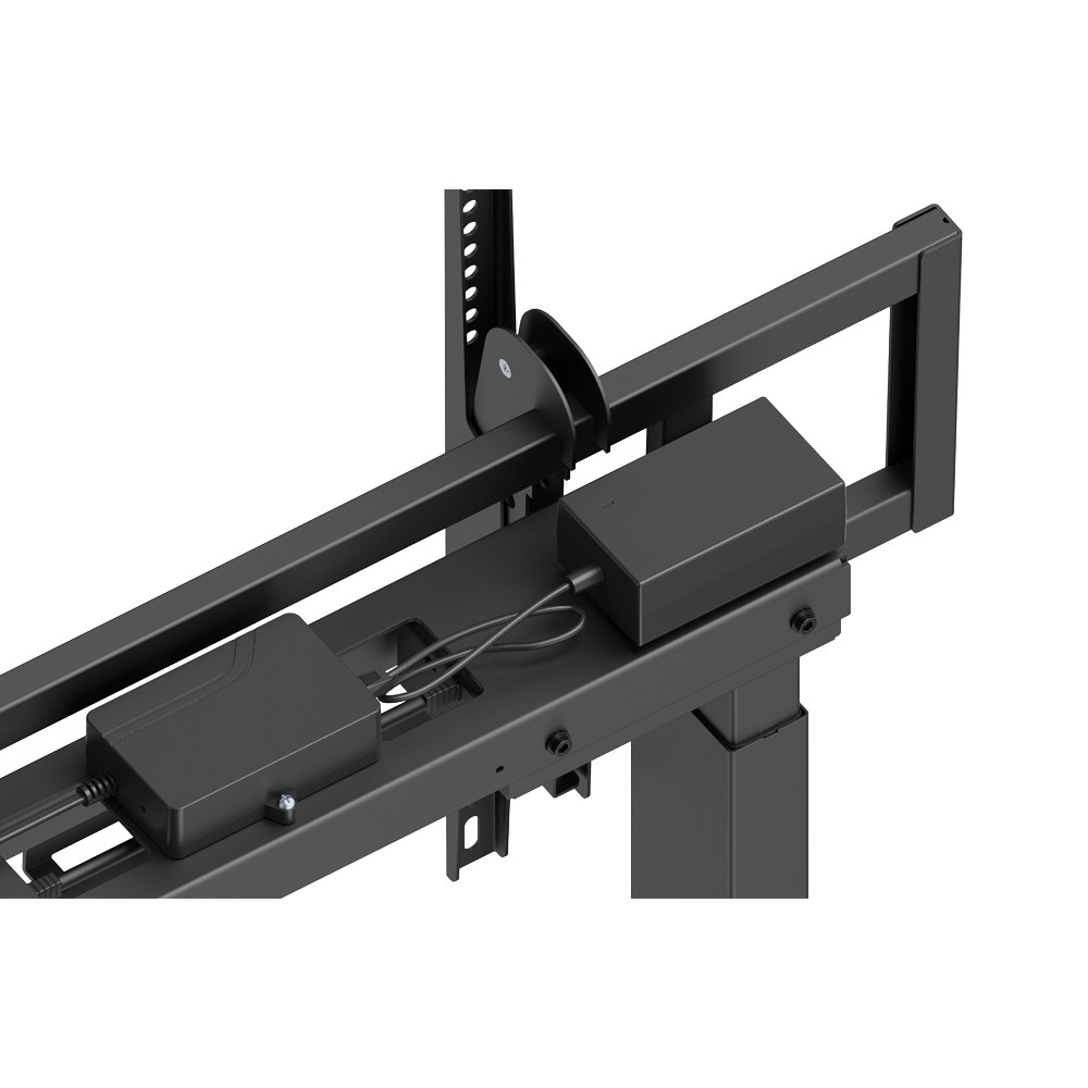 Linkqnet - TTL14-68TW 55-100″ Deluxe Motorised Large Tv Trolley With Tilt, Equipment Shelf And Camera Mount — view 4