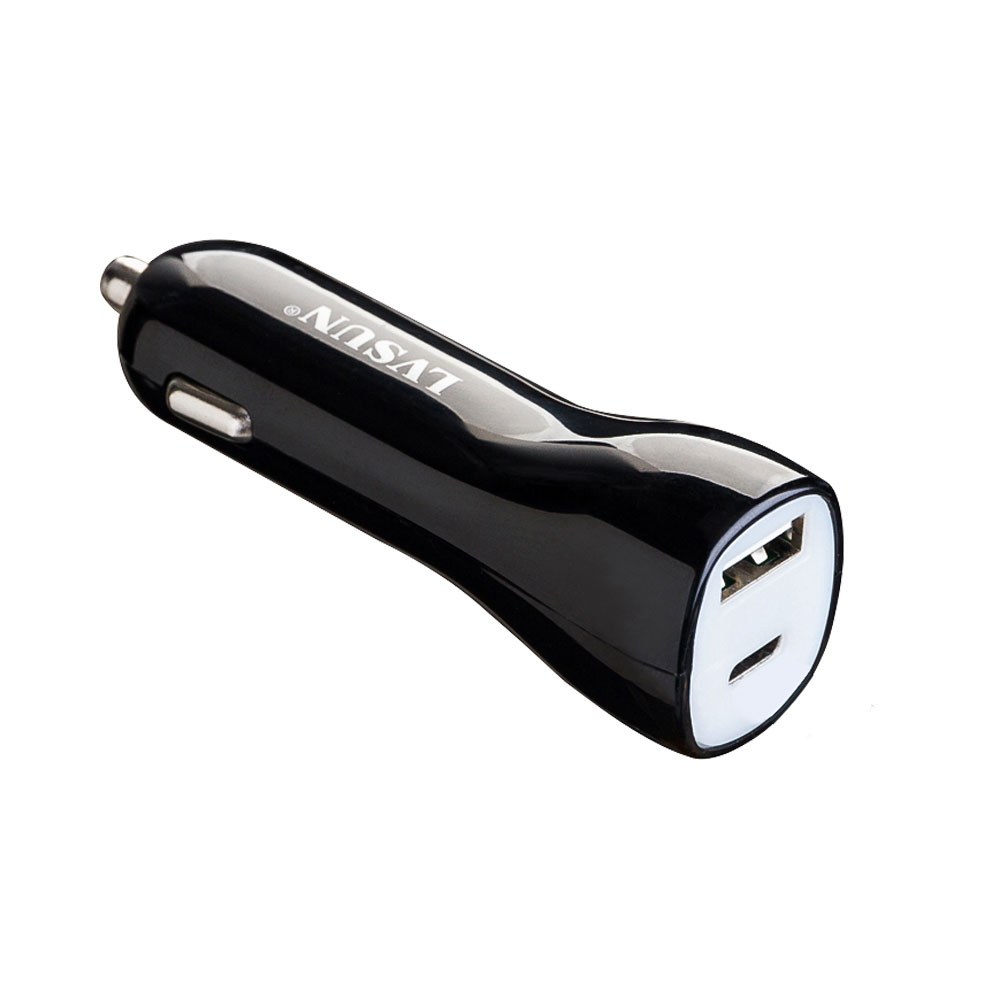 LVSUN - 45W USB-C and USB-A Car Charger