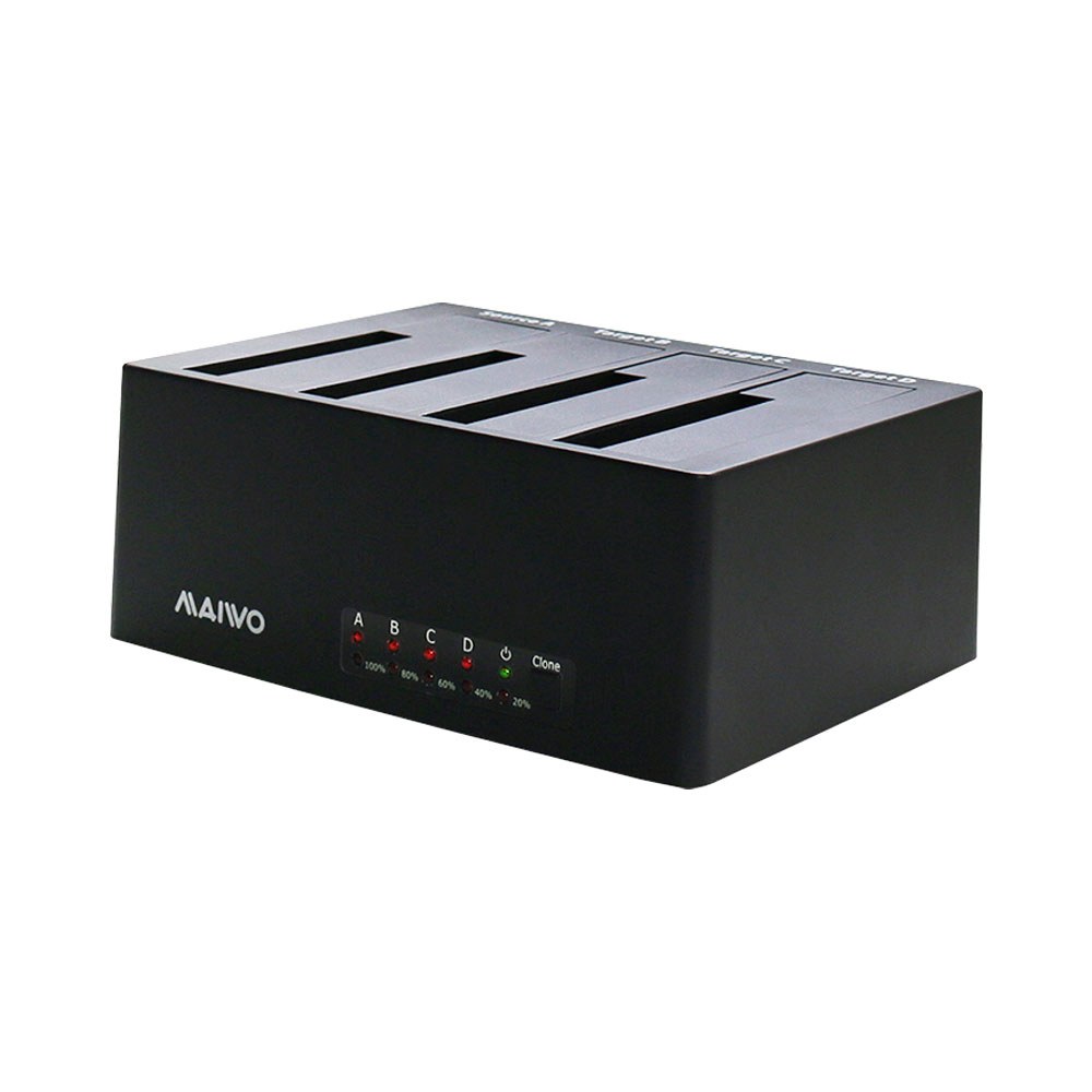 Maiwo - USB 3.0 Offline HDD Cloner, 1:3, 2.5"/3.5" SATA (K3084)