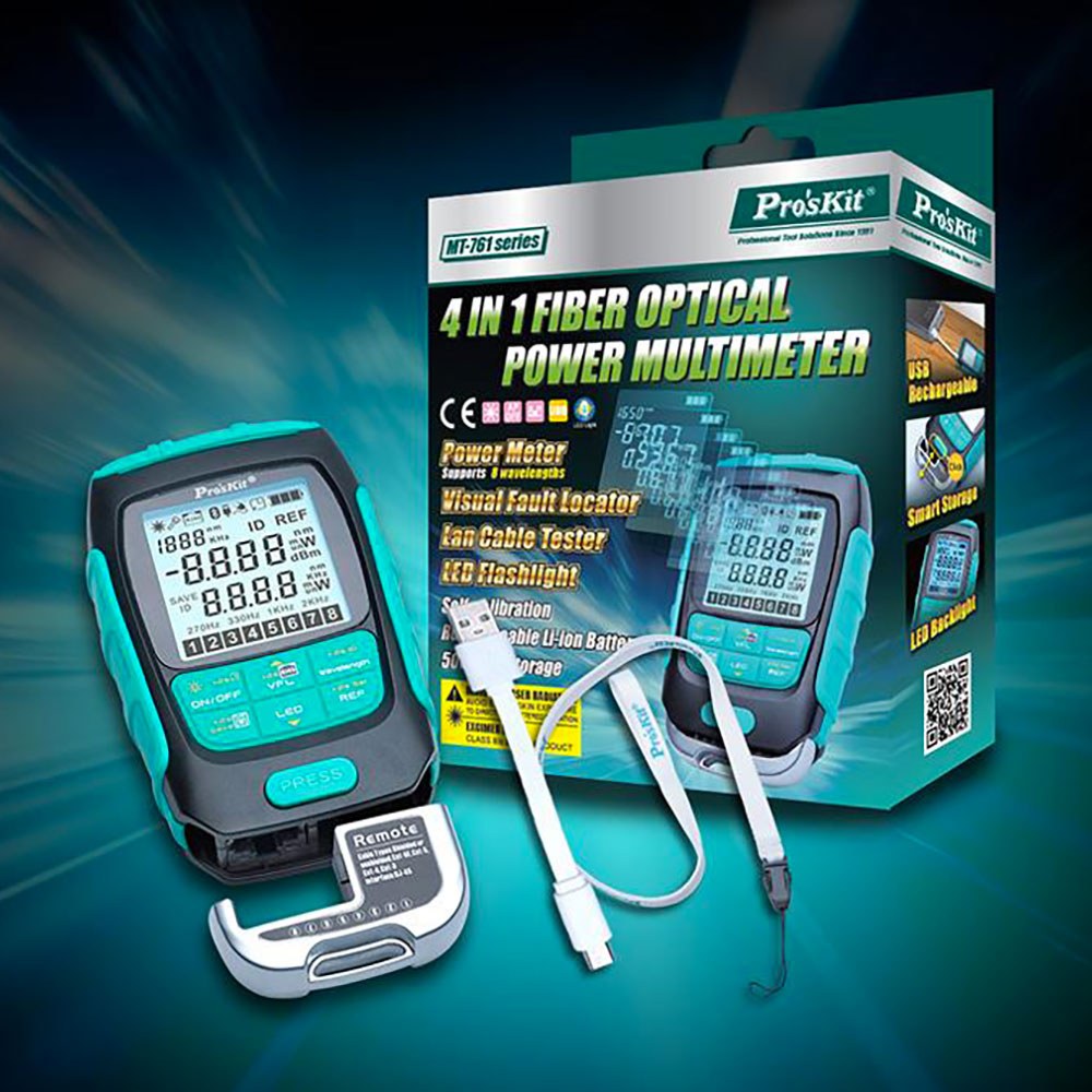 Proskit - MT-7615 4-in-1 Fibre Optical Power Multimeter — view 4