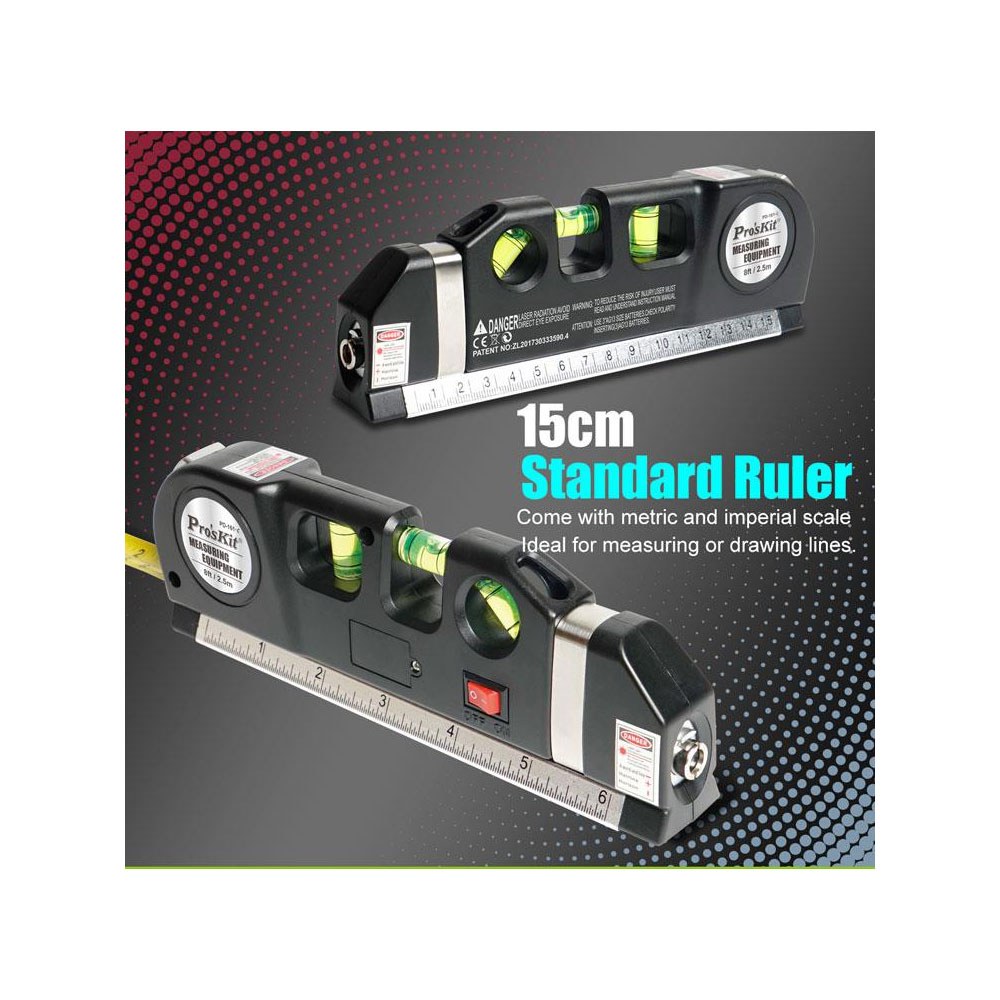 Proskit - PD-161-C 4-in-1 Laser Level and Measuring Tool — view 2