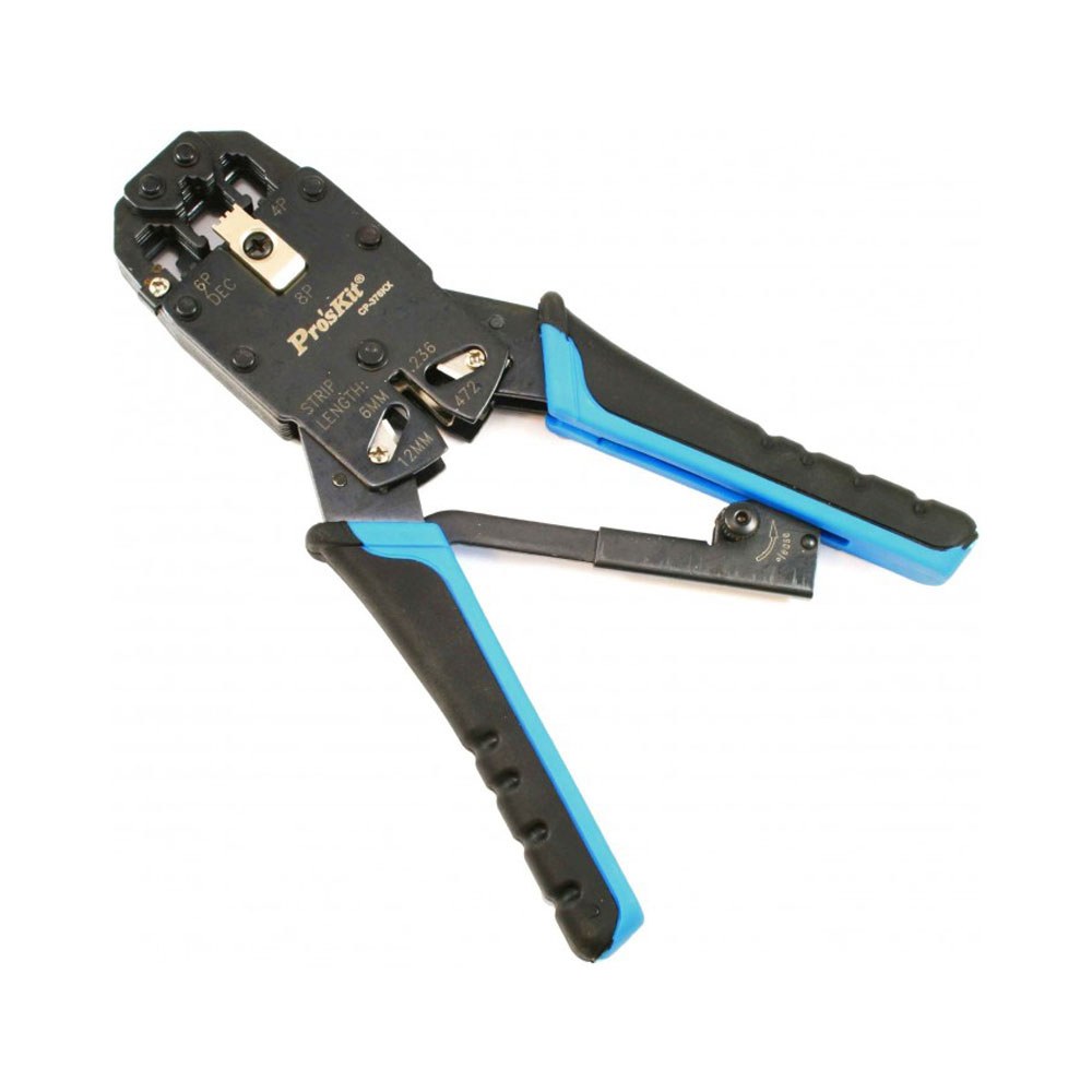 Pro'sKit - RJ45/RJ12/RJ11 Crimp, Strip and Cut Tool (CP376KX)
