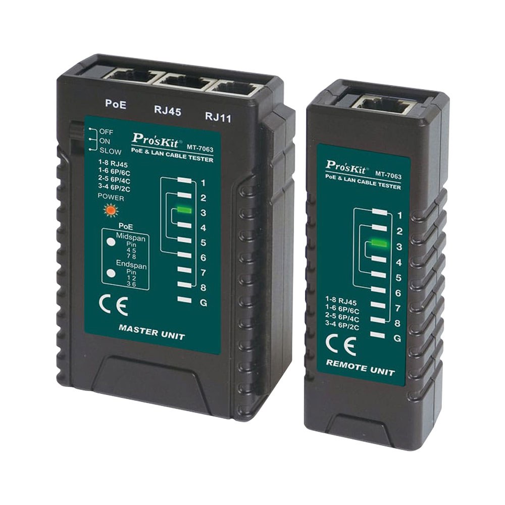 Proskit - MT-7063 PoE Network Cable Tester