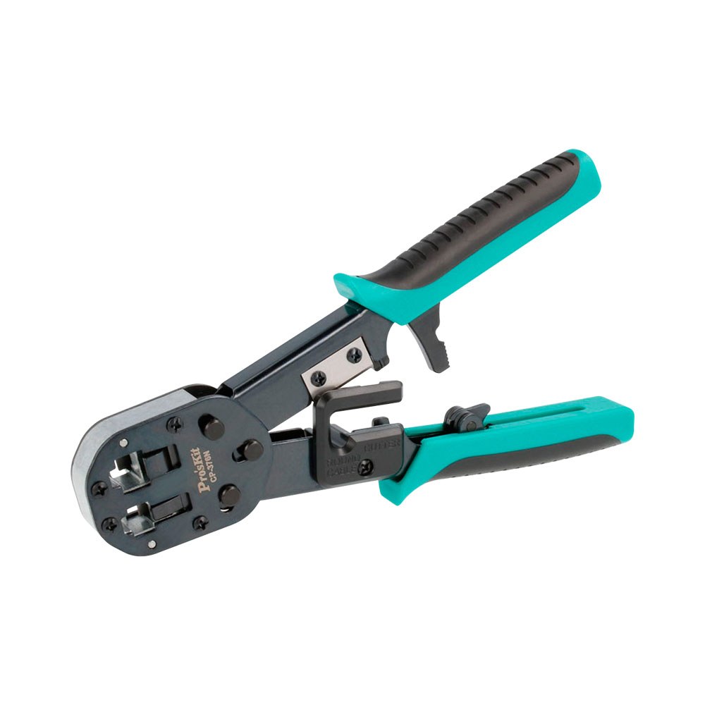 Proskit - CP-376N End Pass-Through RJ45/RJ12/RJ11 Professional Crimper