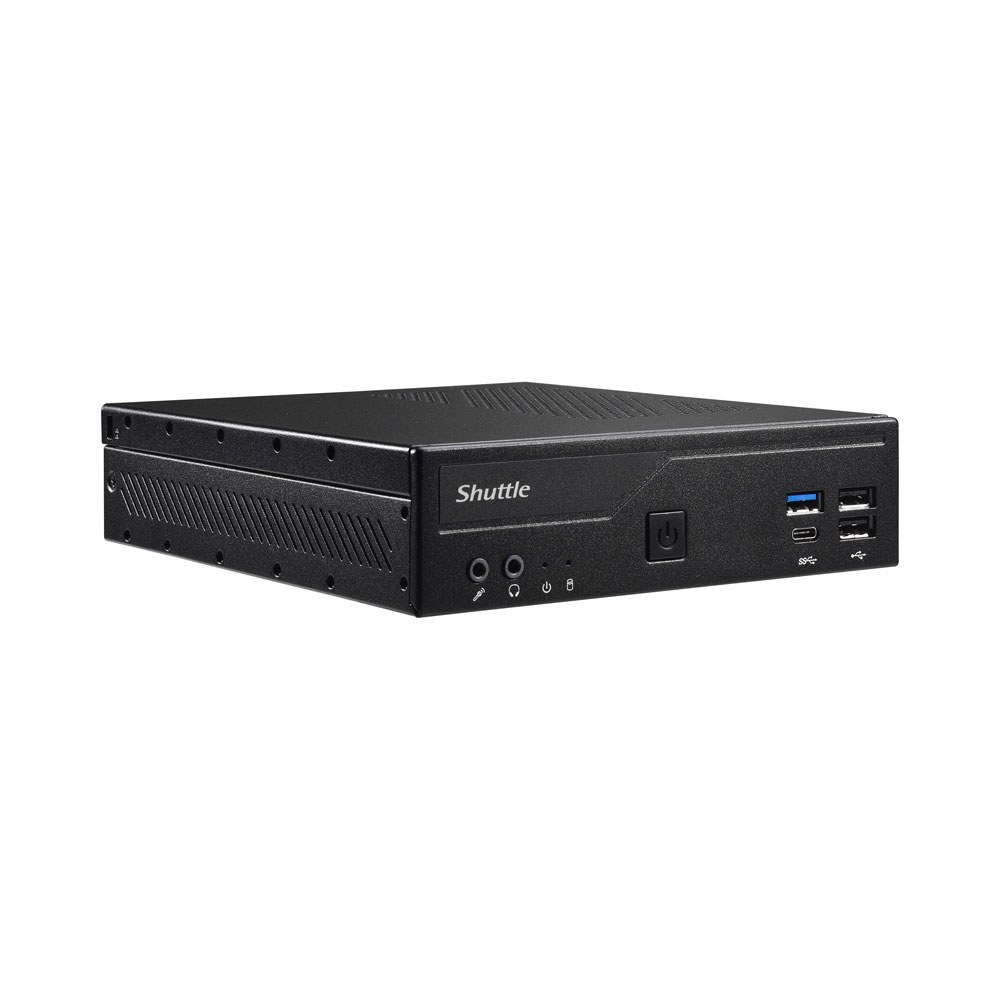 Shuttle - XPC SLIM DH610 Robust 1.3-Litre Barebone Pc Supporting Intel Core Gen. 12/13 Processors And Triple Uhd Displays