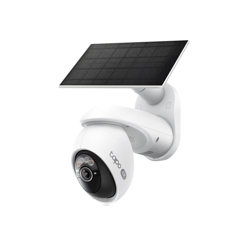TP-Link - TAPO C660 KIT 4K 8Mp Solar-Powered Pan/Tilt Security Camera Kit