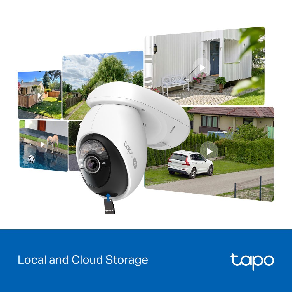 TP-Link - TAPO C660 KIT 4K 8Mp Solar-Powered Pan/Tilt Security Camera Kit — view 8