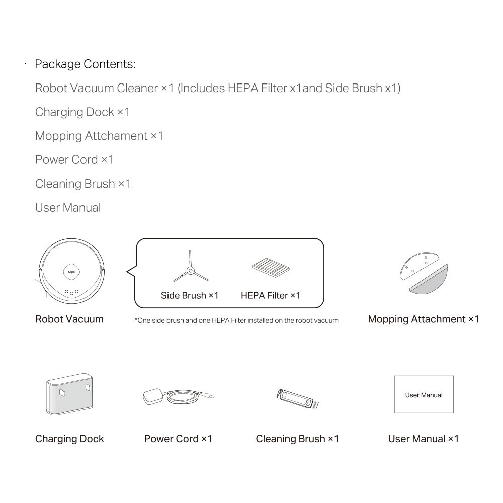 TP-Link - TAPO RV30 MAX 5300Pa Hyper Suction Robot Vacuum And Mop — view 5