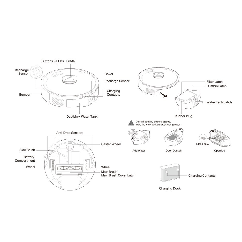 TP-Link - TAPO RV30 MAX 5300Pa Hyper Suction Robot Vacuum And Mop — view 6
