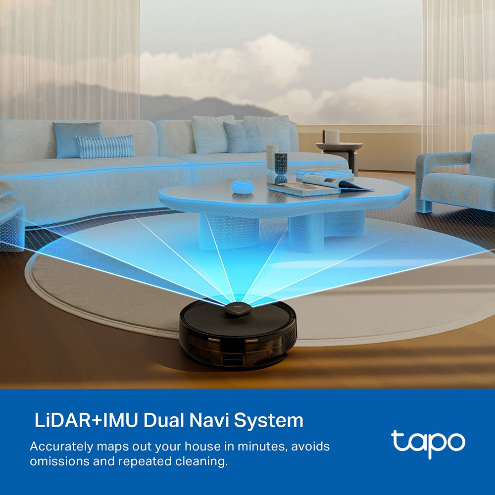 TP-Link - TAPO RV30 MAX 5300Pa Hyper Suction Robot Vacuum And Mop — view 2