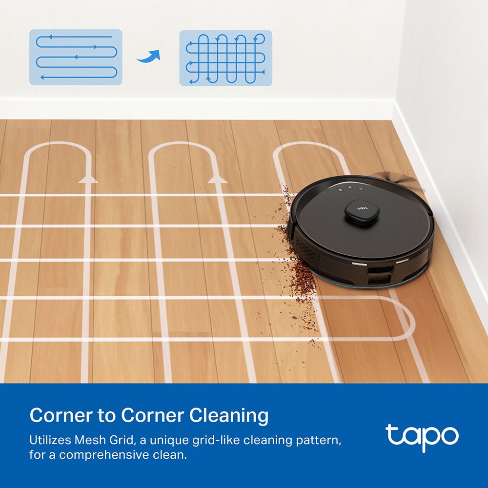 TP-Link - TAPO RV30 MAX 5300Pa Hyper Suction Robot Vacuum And Mop — view 3
