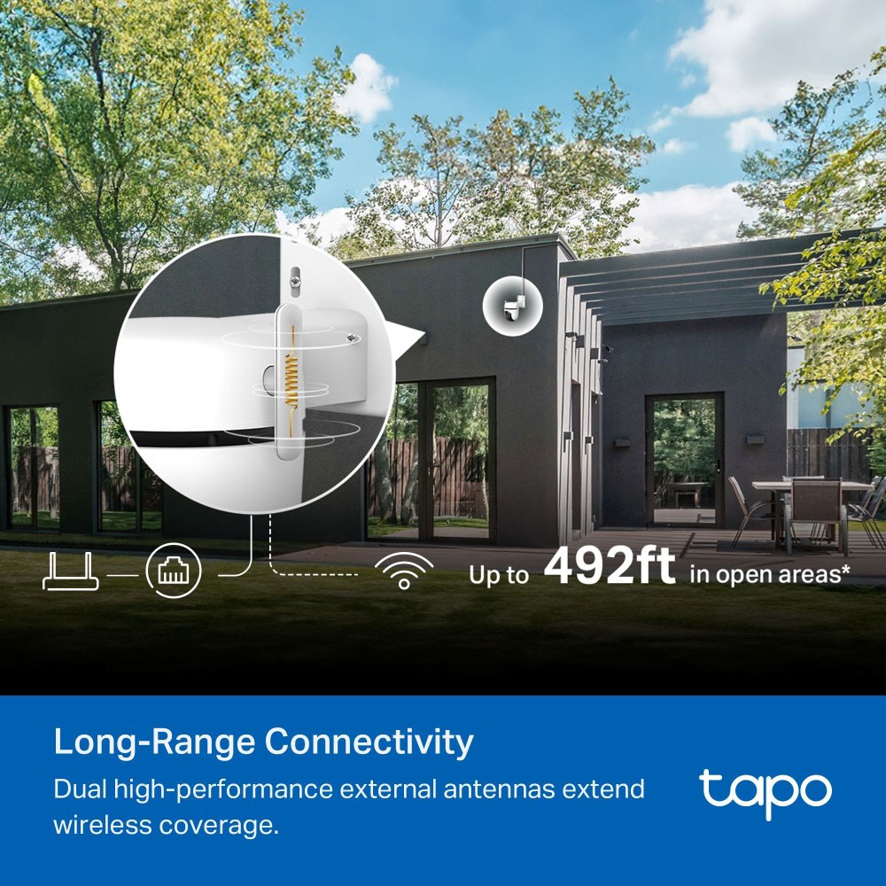 TP-Link - TAPO C530WS 5Mp Outdoor Pan/Tilt Security Wi-Fi Camera — view 4