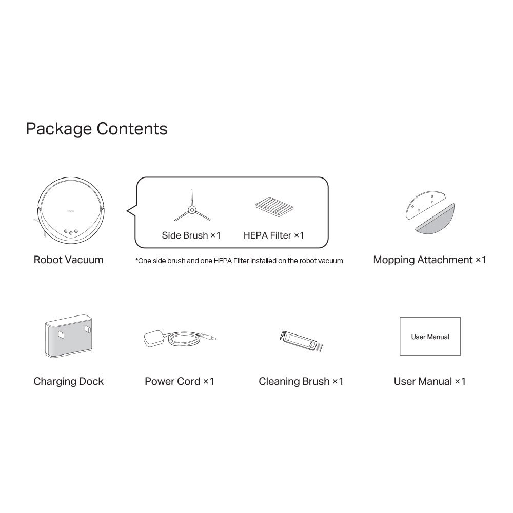 TP-Link - TAPO RV20 MAX 5300Pa Suction Magslim Lidar Navigation Robot Vacuum And Mop — view 6