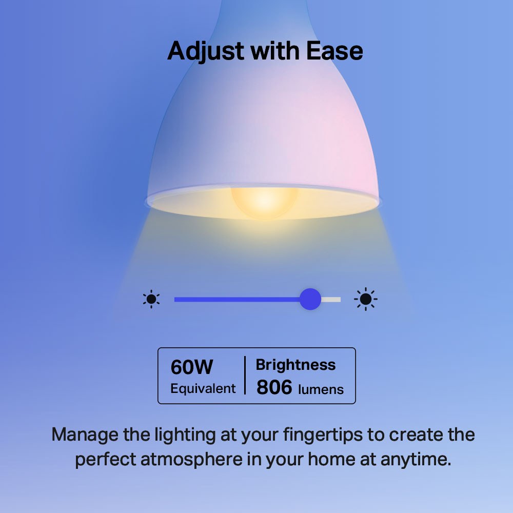 TP-Link - TAPO L530B Smart Wi-Fi Multicolour Light Bulb — view 3