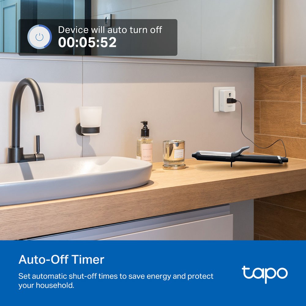 TP-Link - TAPO P110 Mini Smart Wi-Fi Plug With Energy Monitoring — view 2