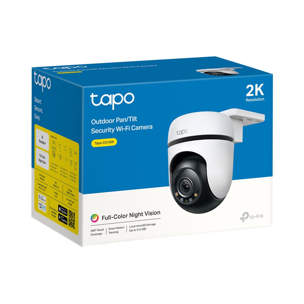 TP-Link - TAPO C510W 3Mp Outdoor Pan/Tilt Security Wi-Fi Camera — view 2