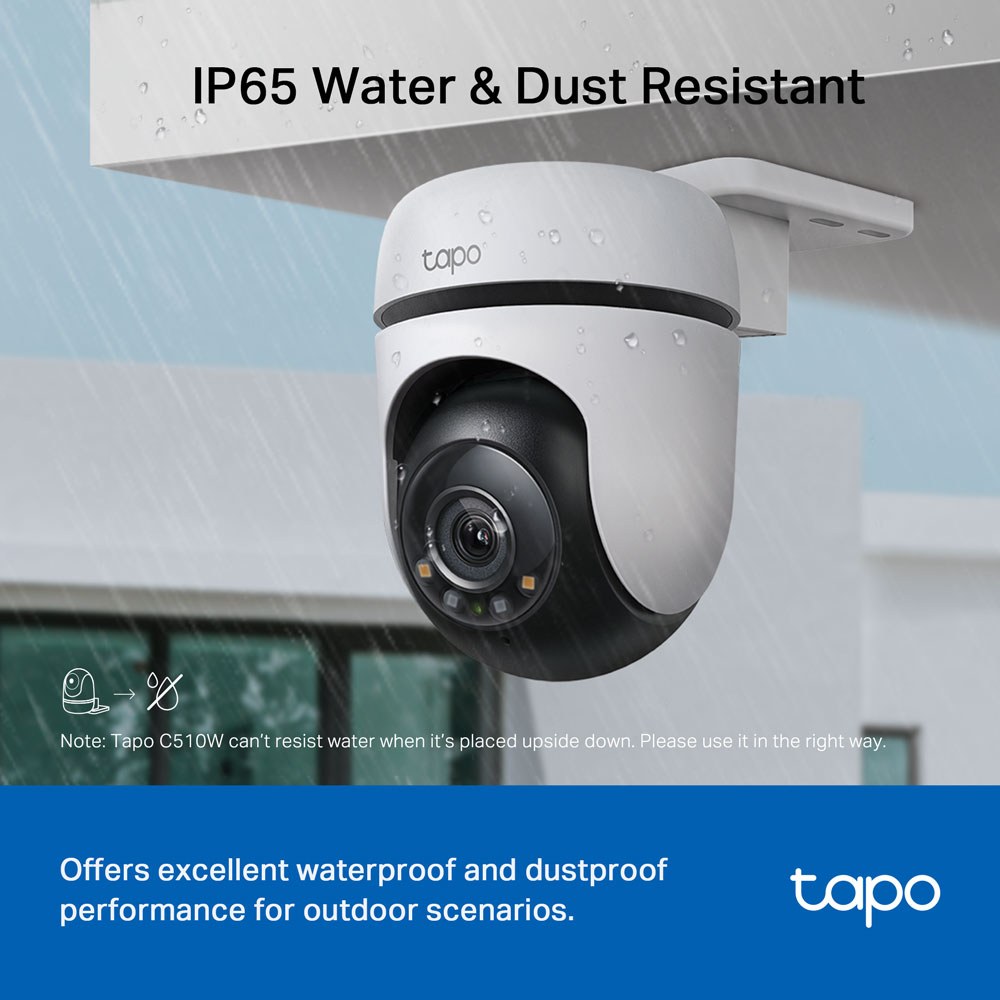 TP-Link - TAPO C510W 3Mp Outdoor Pan/Tilt Security Wi-Fi Camera — view 4