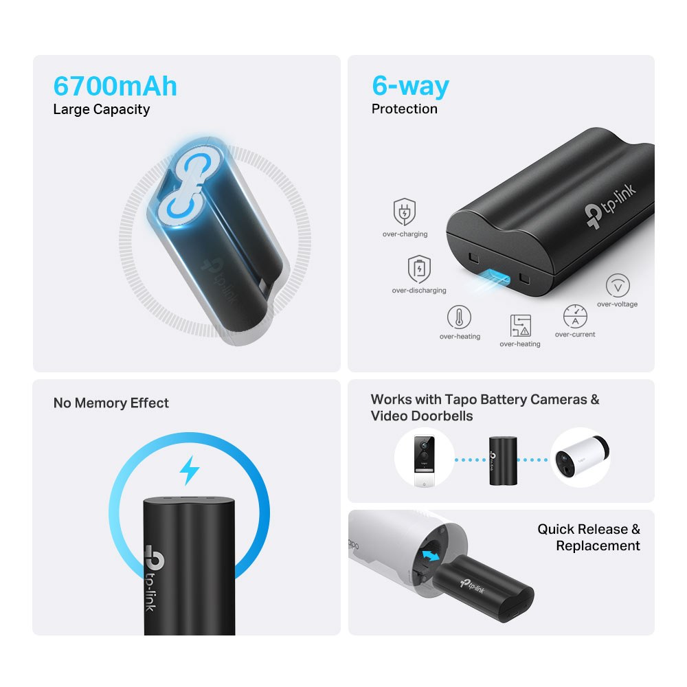 TP-Link - TAPO A100 Battery Pack — view 5