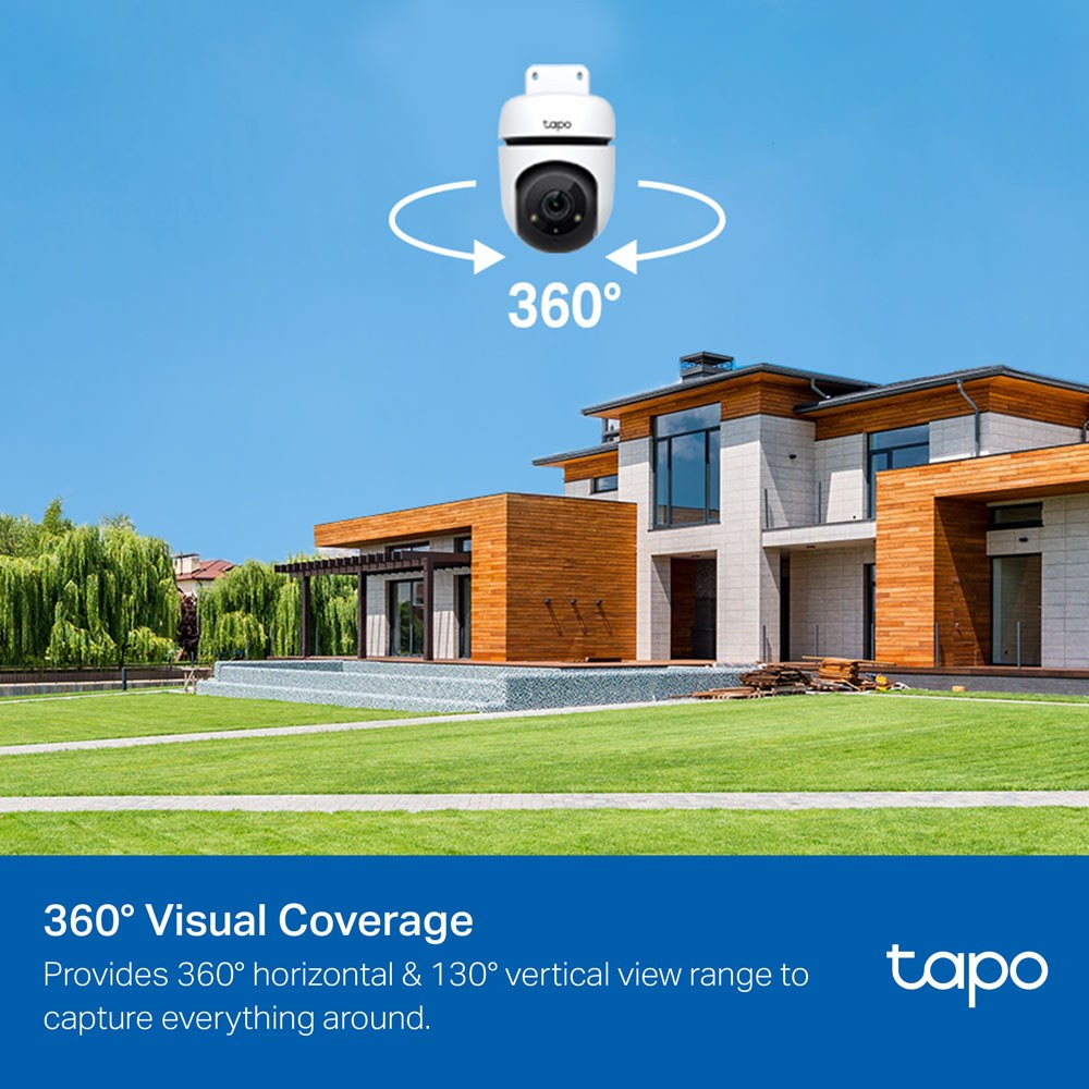 TP-Link - TAPO C500 Outdoor Pan/Tilt Security Wi-Fi Camera — view 3